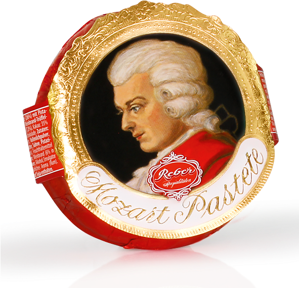 Reber Marzipan Mozart Pastete (590x600), Png Download