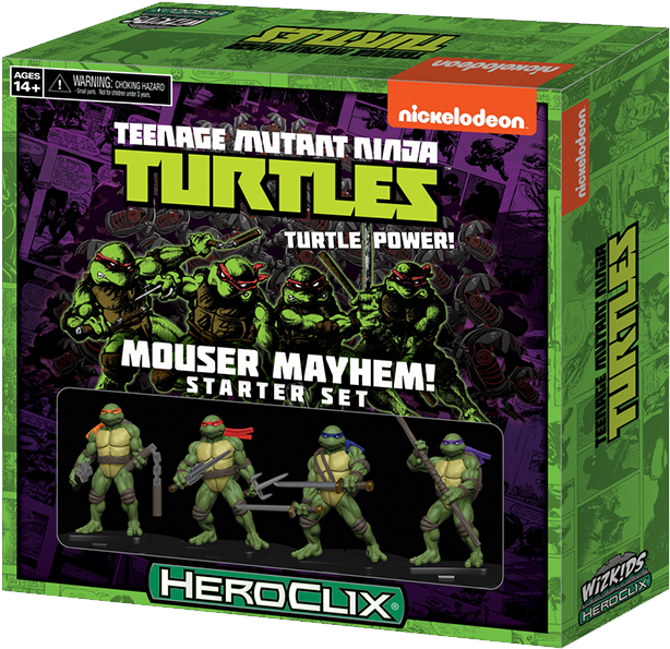 Also Available - Wizkids - Tmnt Heroclix: Mouser Mayhem Starter Set (720x720), Png Download