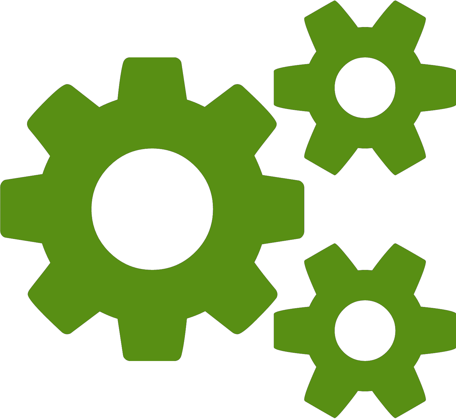 Product Applications - Free Cogs Icon Png (1500x1380), Png Download
