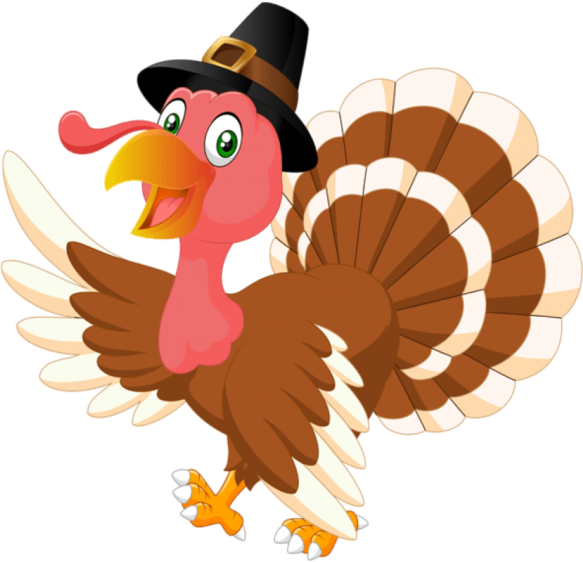 Free Png Thanksgiving Turkey Png Images Transparent - Turkey Waving (850x816), Png Download