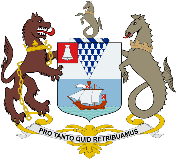 Belfast City Coat Of Arms (619x559), Png Download