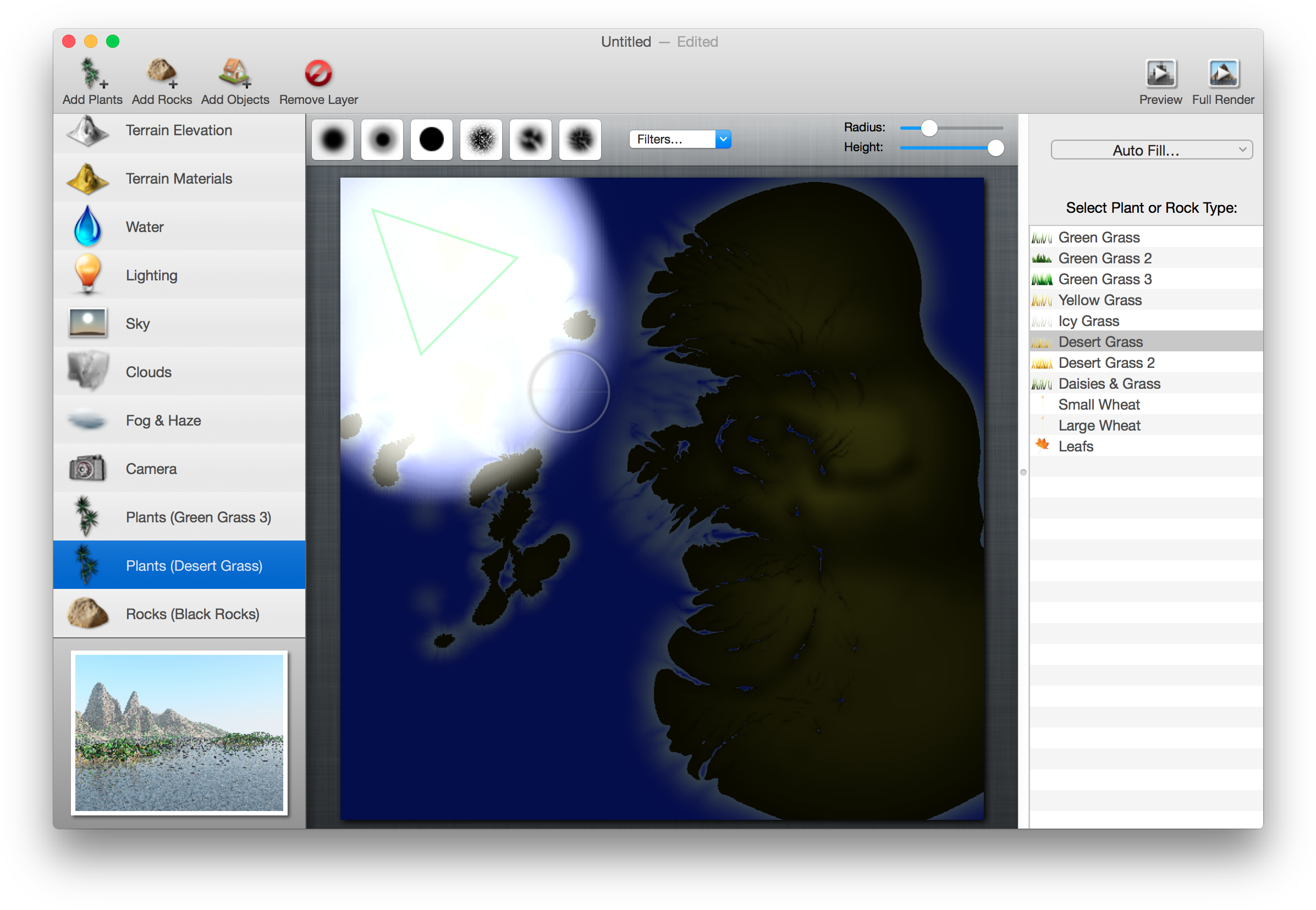 Overview Vegetation Editor - Water (2424x1678), Png Download