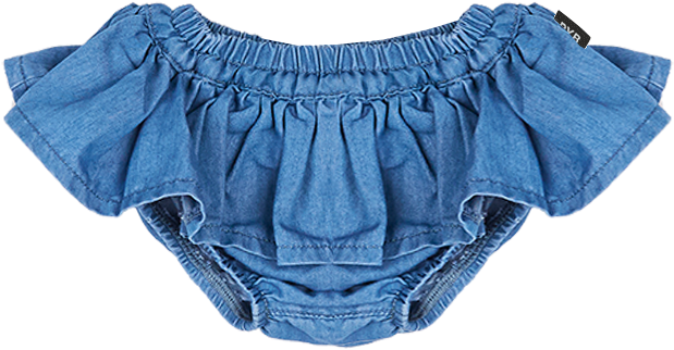 Chambray Baby Ruffle Skirt - Skirt (745x745), Png Download