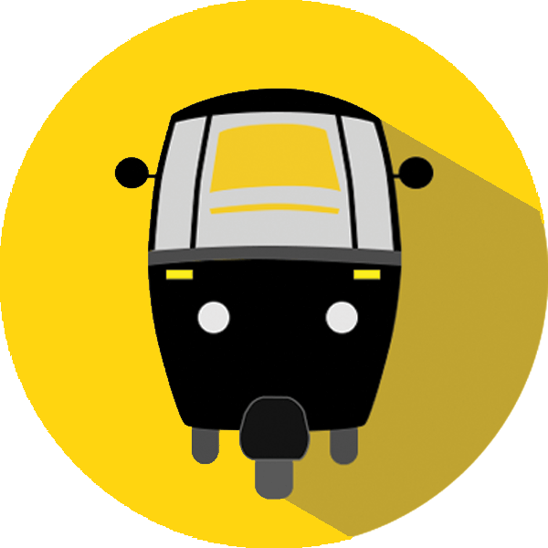 Auto Rickshaw Logo (600x600), Png Download
