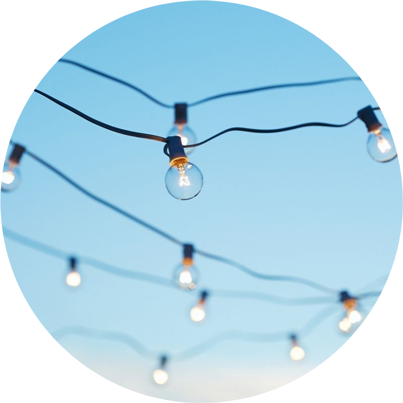 Largest Collection Of Free To Edit Babyblue Stickers - 25 Foot G40 Globe String Lights With Bulbs - White (798x798), Png Download