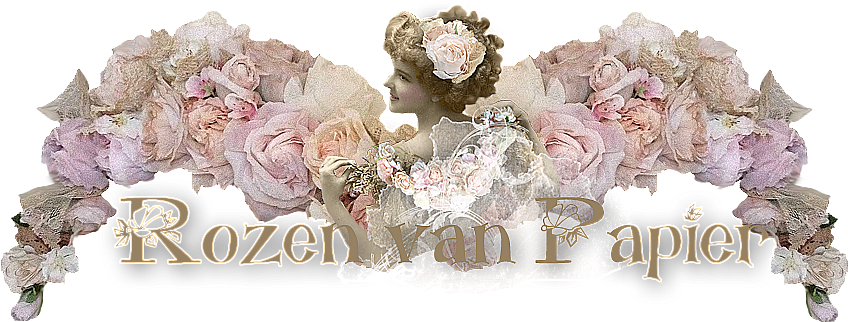 Vintage Paper Roses - Paper (900x350), Png Download