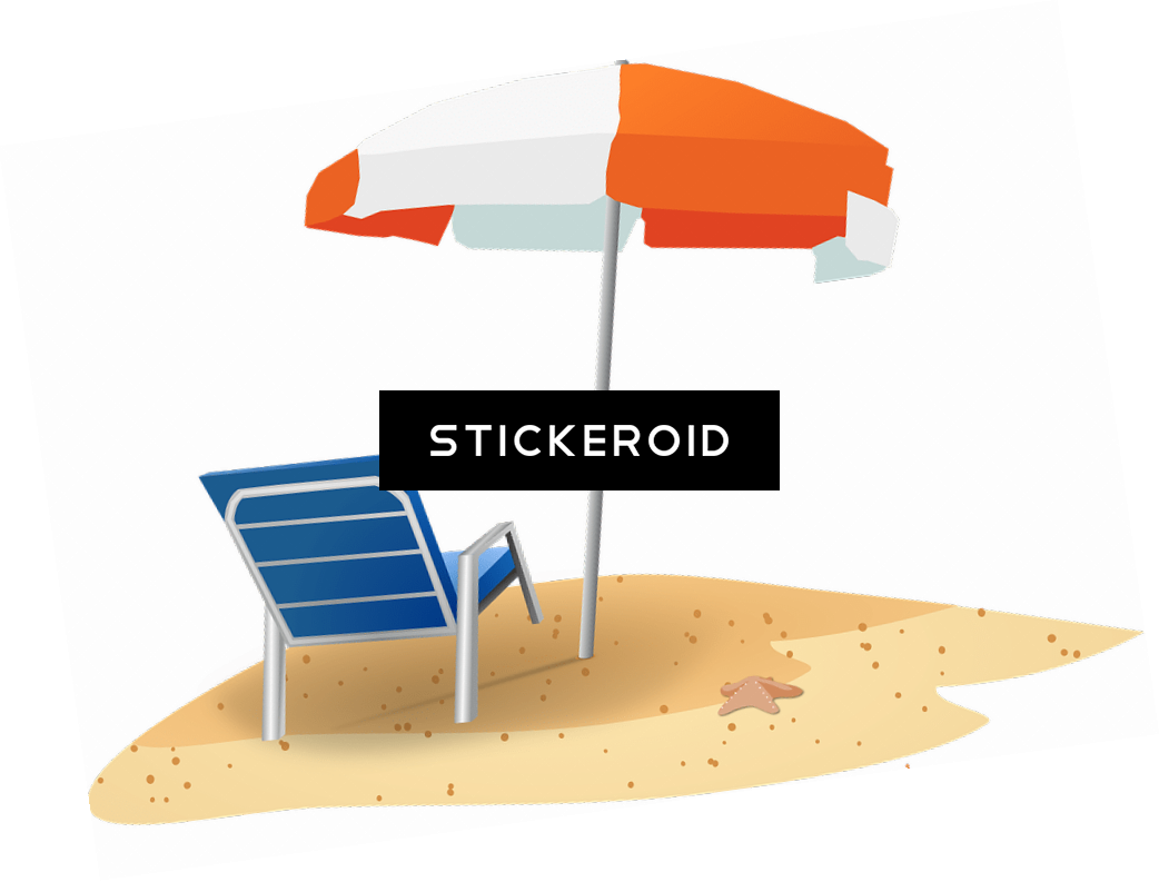 Beach Lounge Chair - Better At Beach Tile Coaster (1042x793), Png Download