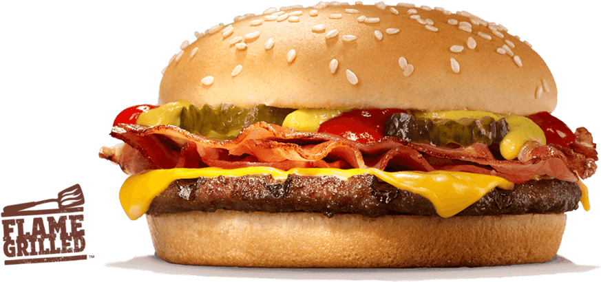 Bacon Cheeseburger - Burger King Bacon Cheeseburger Deluxe (1200x800), Png Download