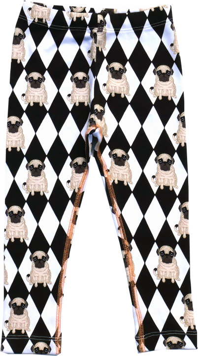 Filemon Kid Leggings Pug Diamond Aop - Filemon Kid Pug Diamond Leggings (960x720), Png Download