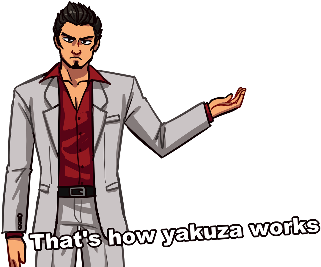 9 Replies 648 Retweets 1,412 Likes - Yakuza (1200x938), Png Download