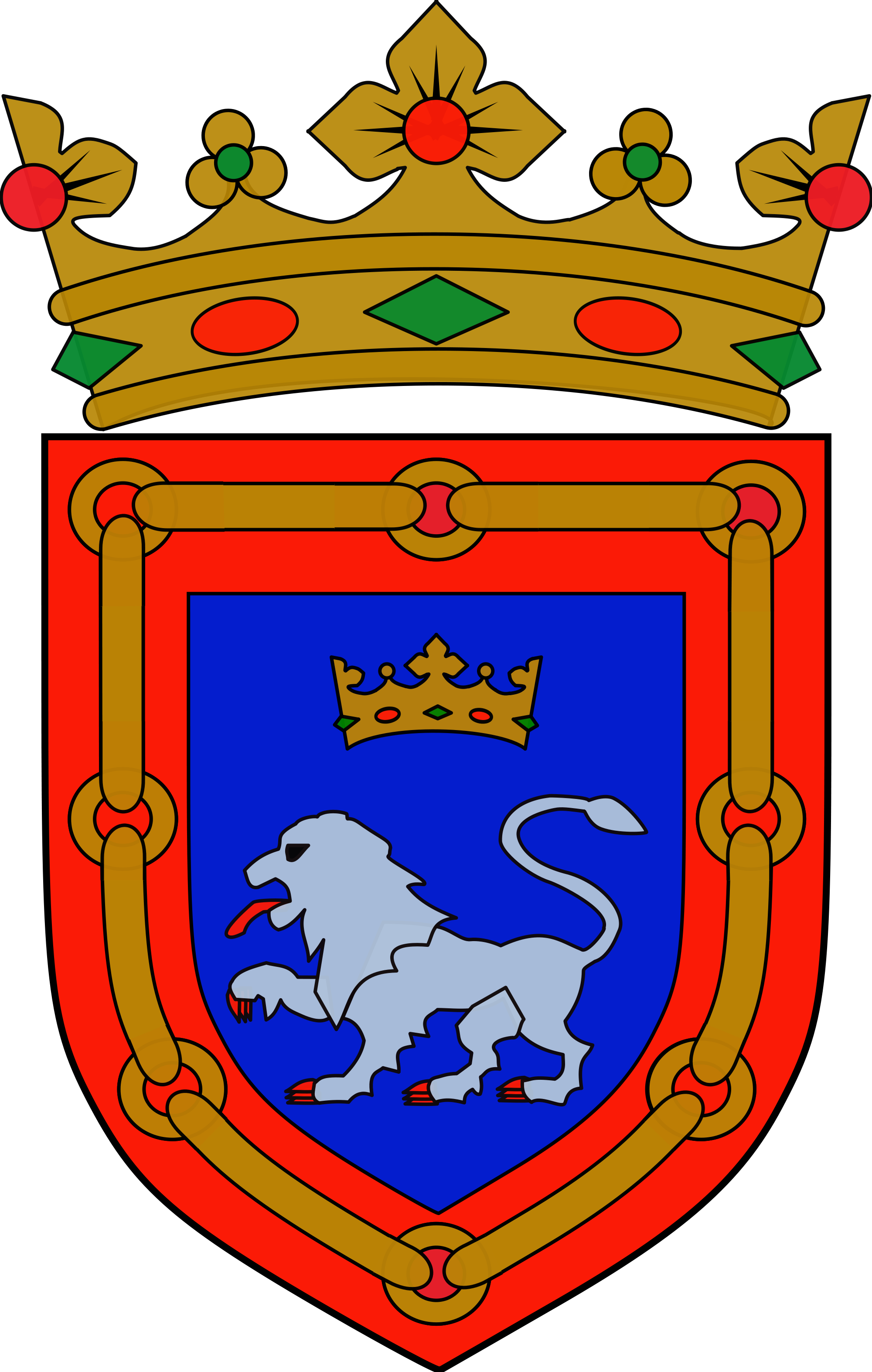 Escudos Com Animais - Ayuntamiento De Pamplona (2000x3146), Png Download