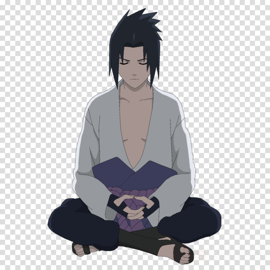 Download Naruto Meditation Clipart Sasuke Uchiha Boruto - Meditacion De Naruto (900x900), Png Download