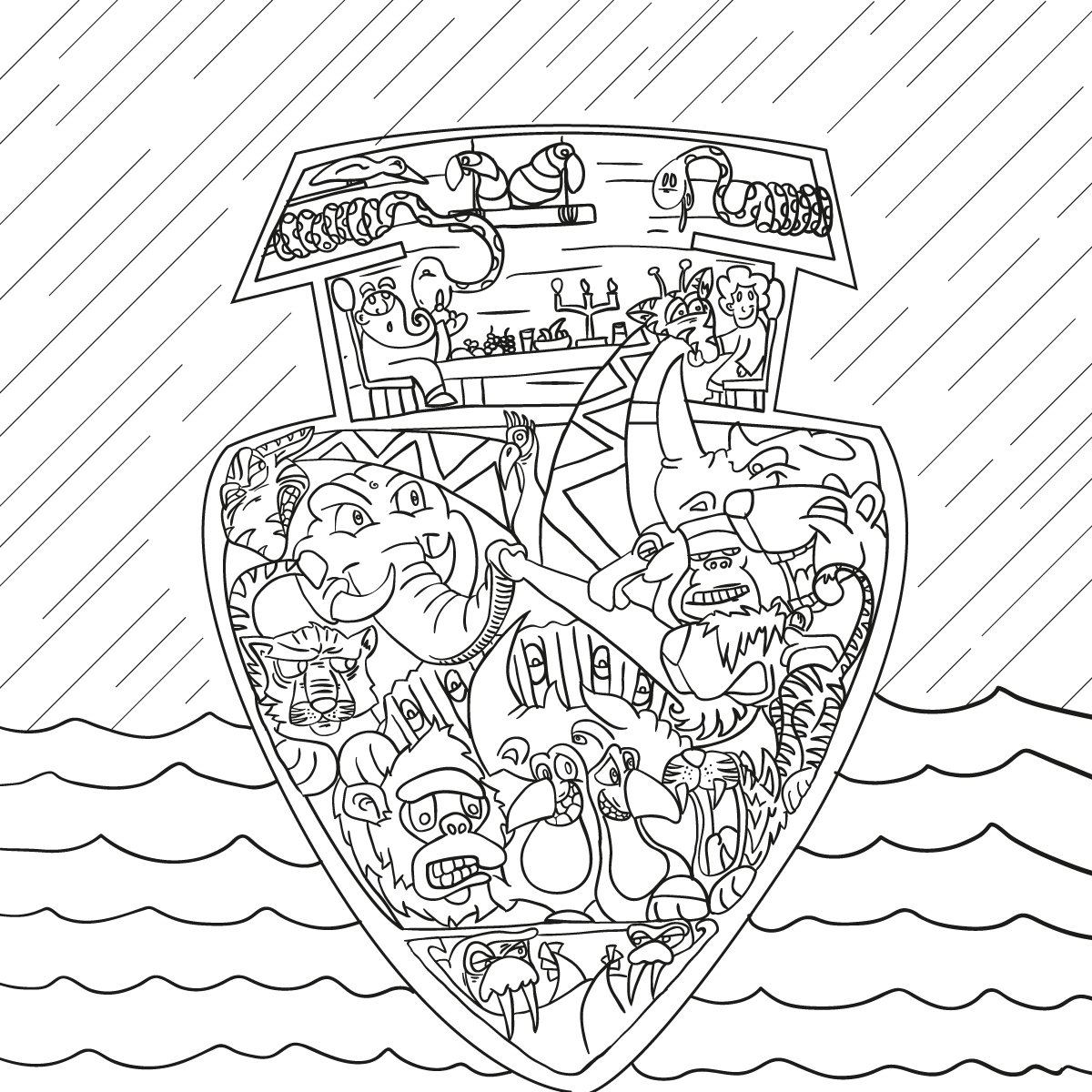 Le - Noah's Ark (1200x1200), Png Download