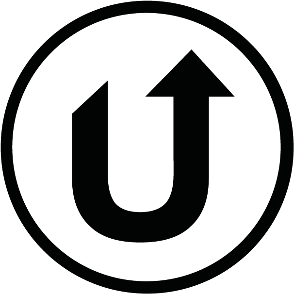 Uturn - U Turn Sign Upside Down (614x614), Png Download