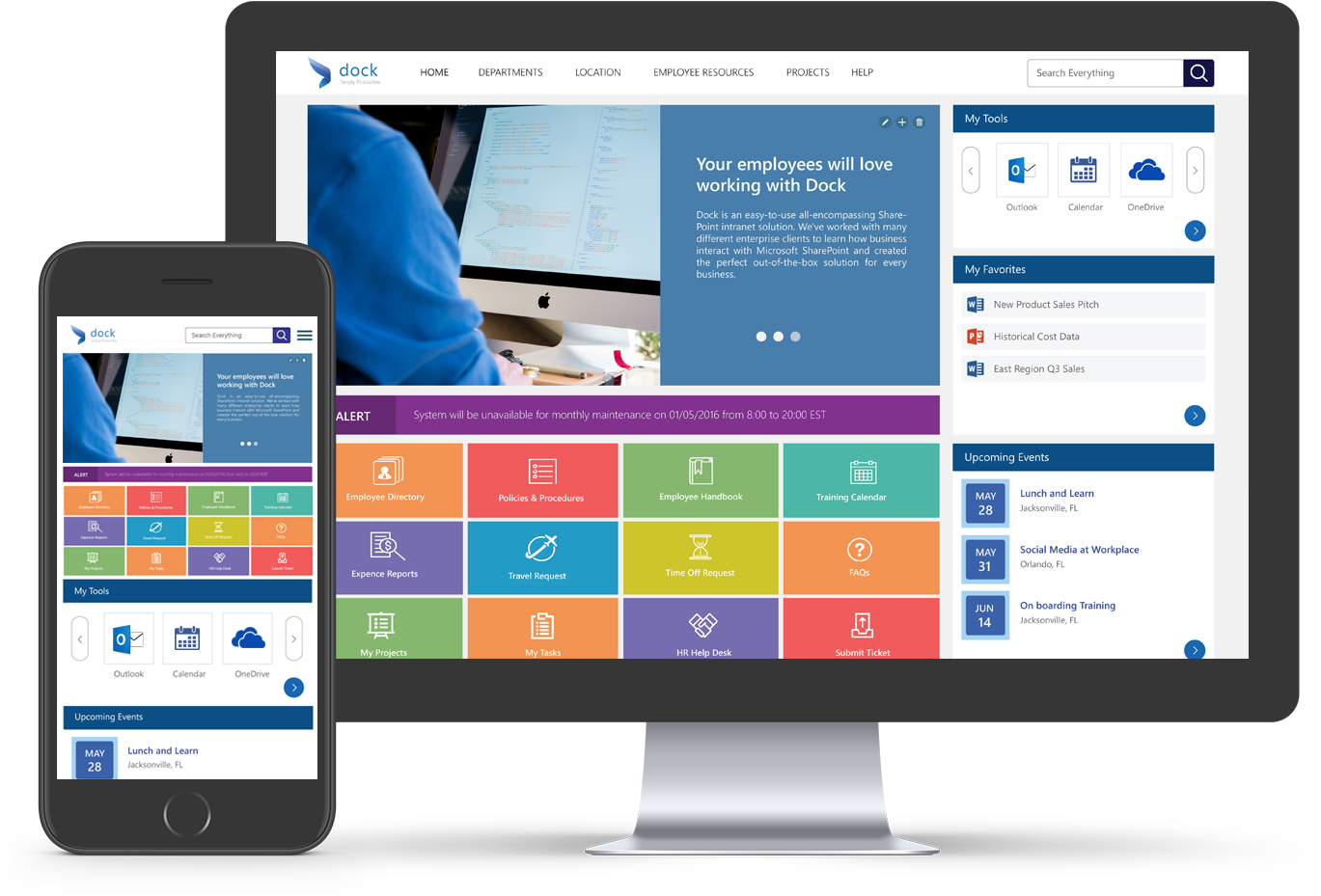 Powerfully Grow Your Business With Dock Sharepoint - Sharepoint Dock (1368x971), Png Download