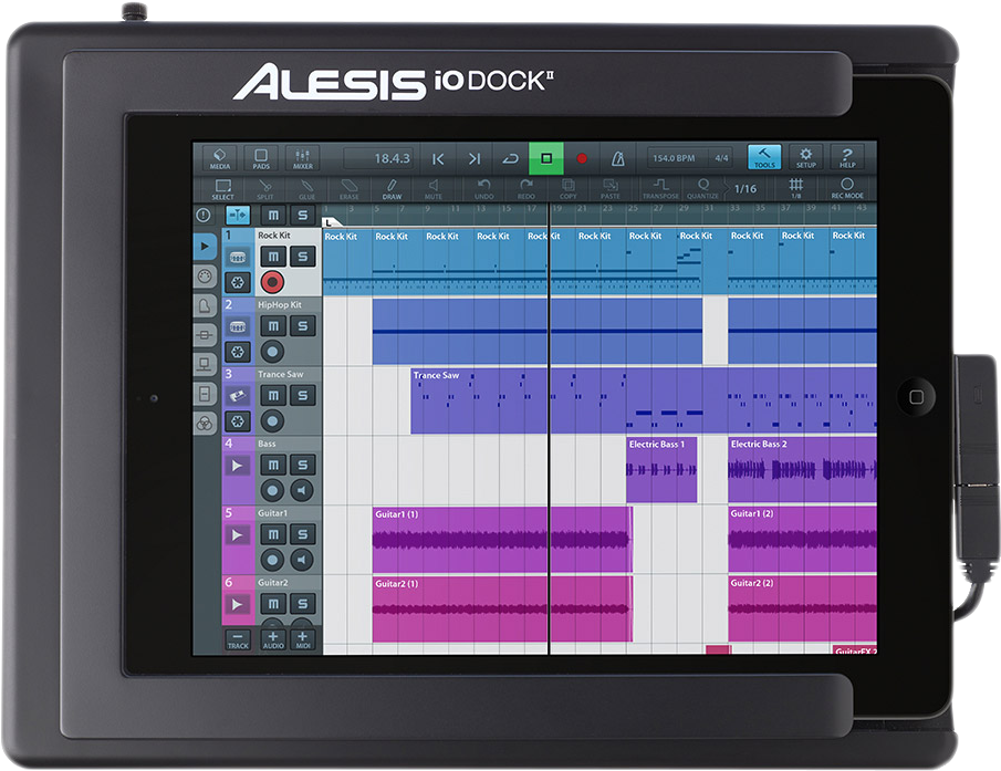 Alesis Io Dock Ii Recording Interface For Ipad (1000x750), Png Download