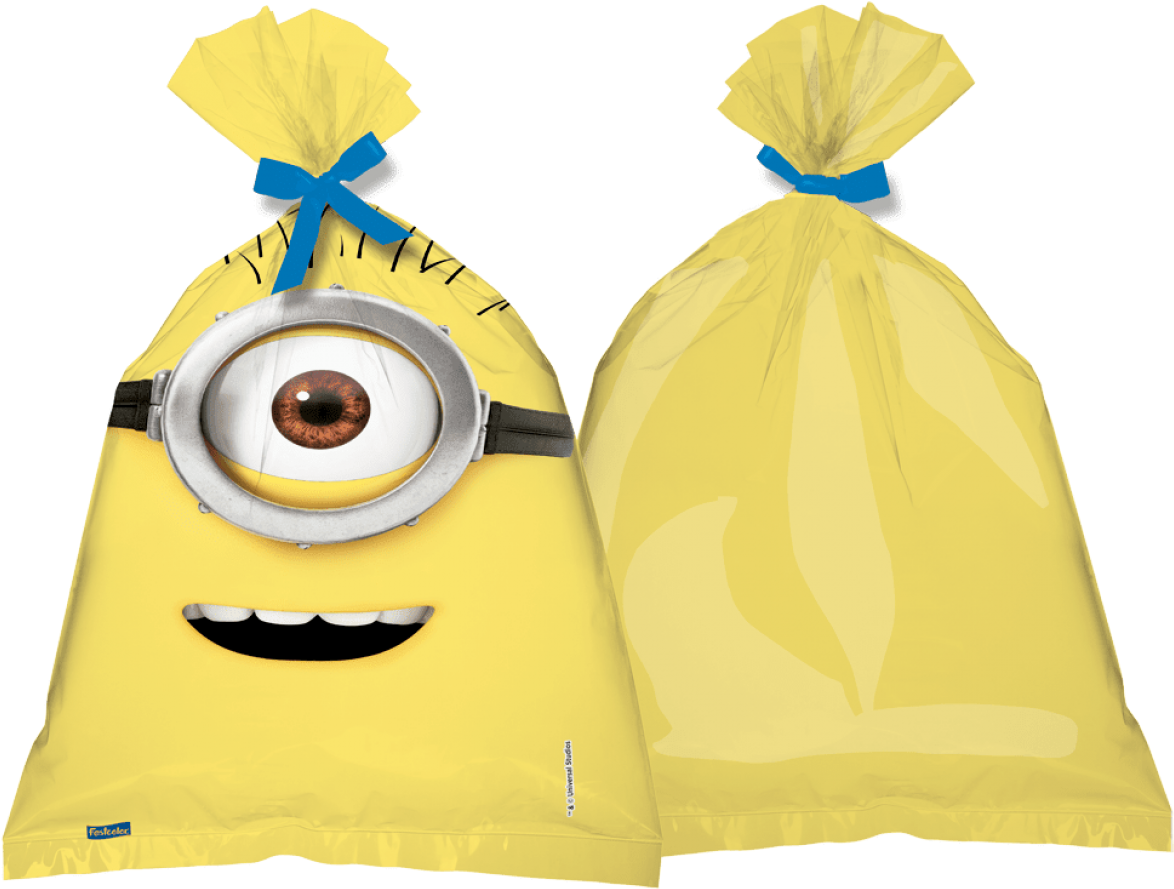 Foto Sacola Minions - Sacolinha Dos Minions De Tnt (990x990), Png Download