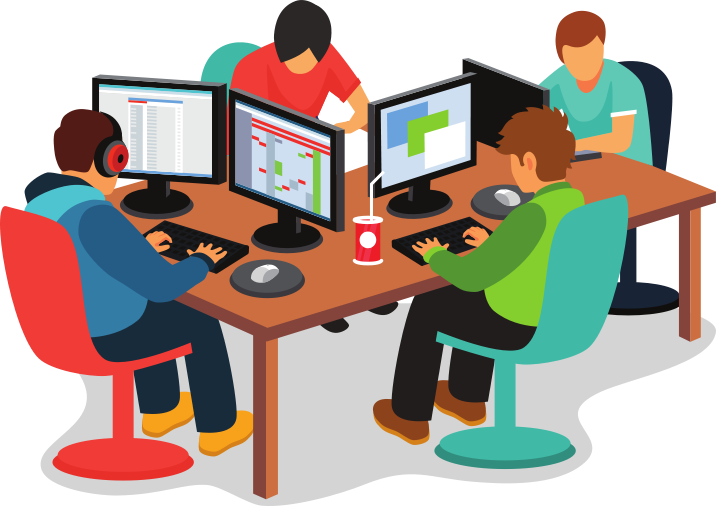 Code - Co Located Agile Team (716x506), Png Download