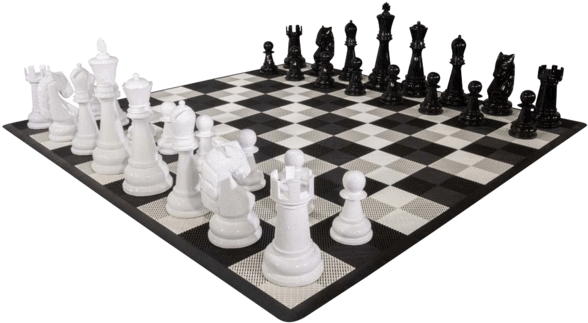 Custom Megachess 48 Inch Fiberglass Giant Chess Set - 1969 Dodge Charger Red (600x600), Png Download