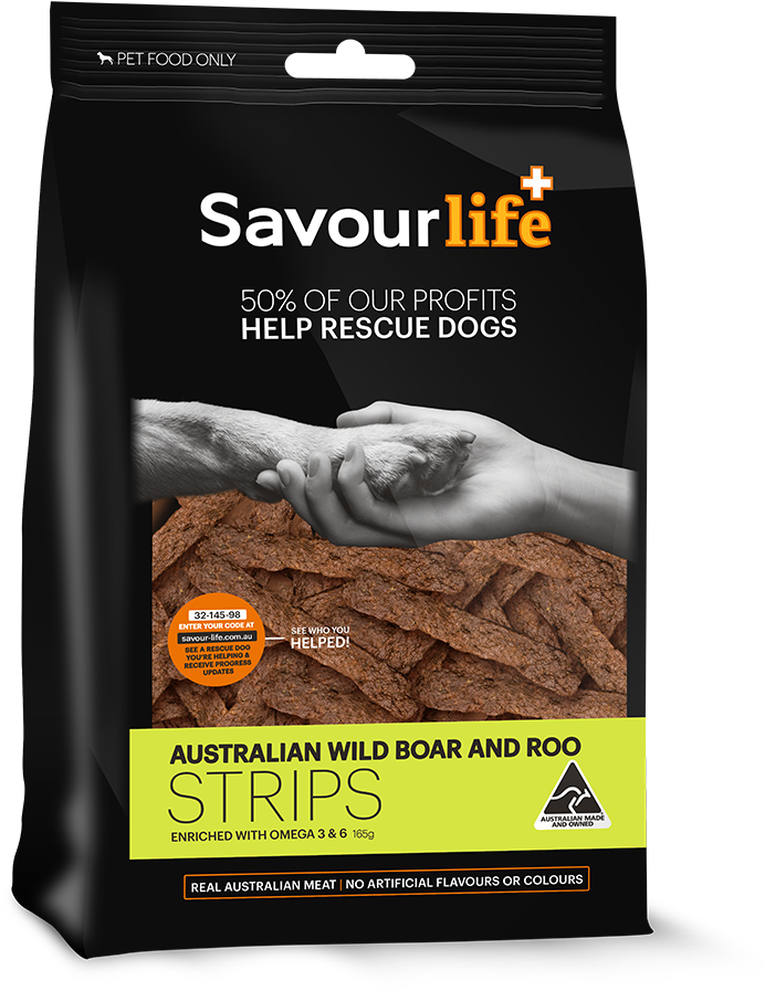 Savour Life Wild Boar Roo Strips Dog Treats - Savourlife Australian Chicken Strips Dog Treat 165g (1000x1000), Png Download
