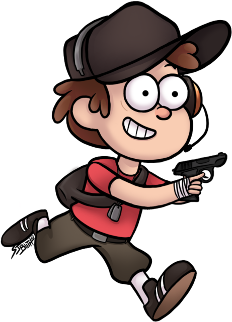Team Fortress 2 Super Smash Bros - Gravity Falls Dipper Png (500x676), Png Download