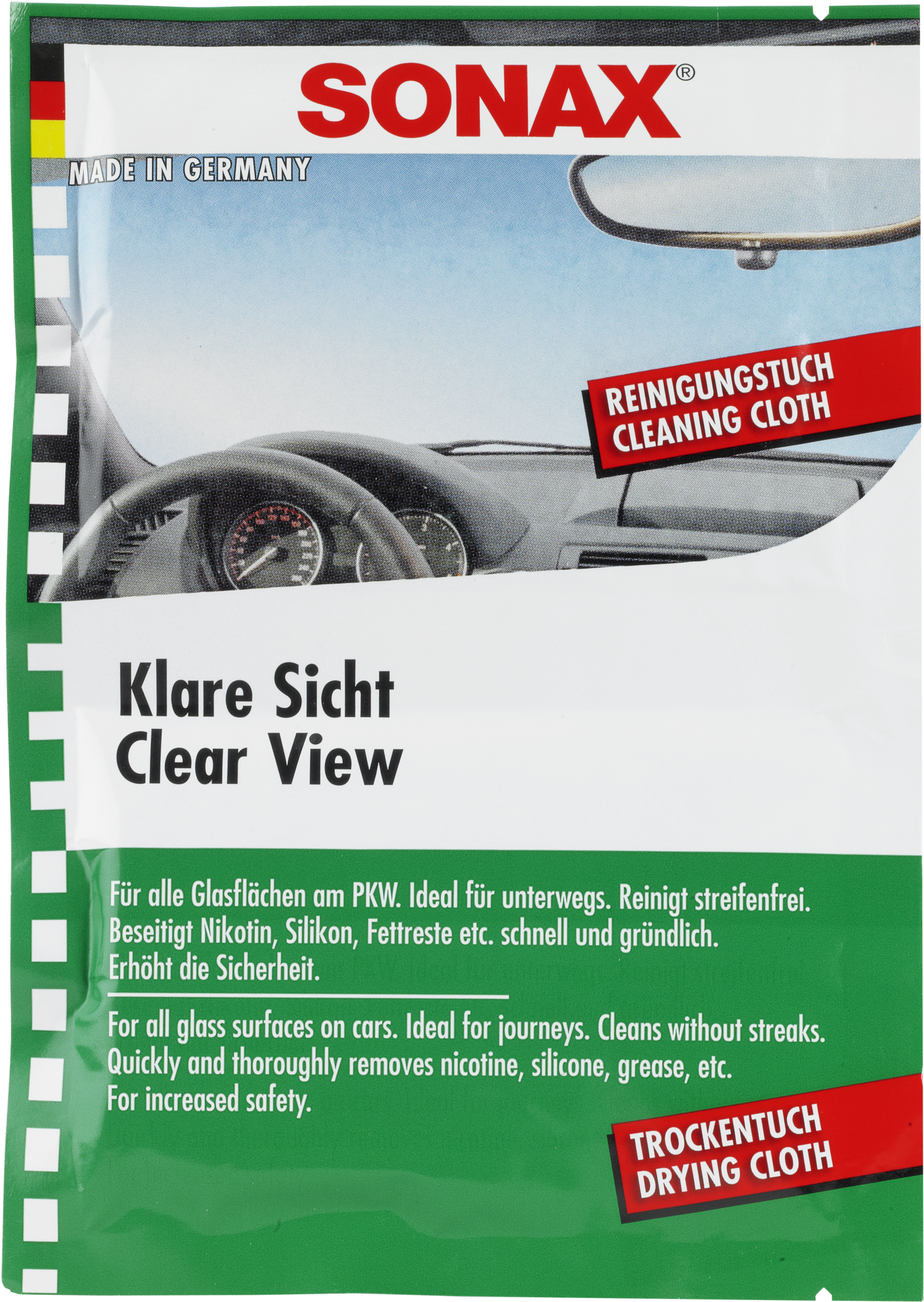 Sonax Clear View Cloth - Sonax Utěrka Na Skla 10 Ml (1920x2531), Png Download