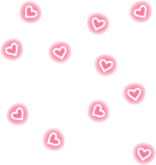 Coração Tumblr Kawaii Cute Vermelho Amor Love - Corações Em Png (720x625), Png Download