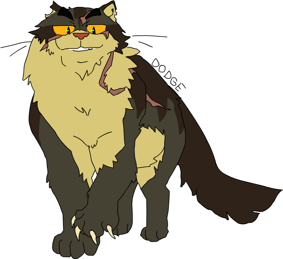 Dodge Rogue - Nifty Senpai Warrior Cats Designs (1000x861), Png Download