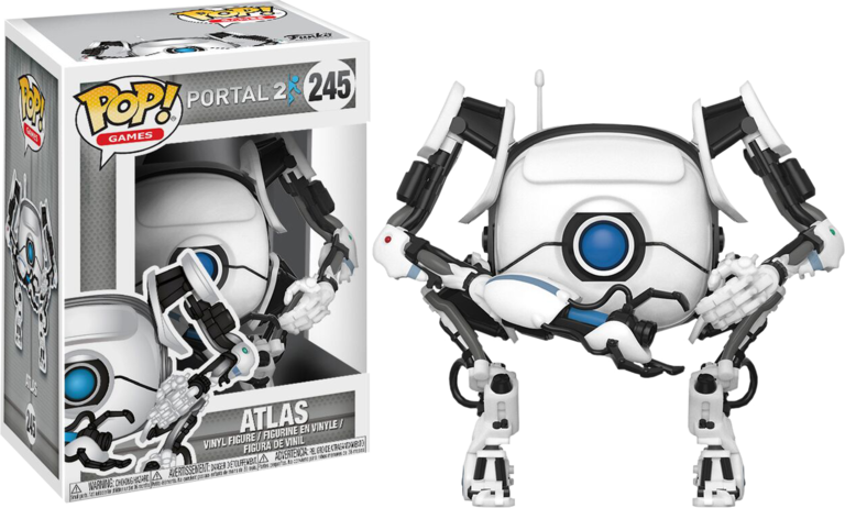 Atlas Pop Vinyl Figure - Portal 2 Funko Pop (768x462), Png Download
