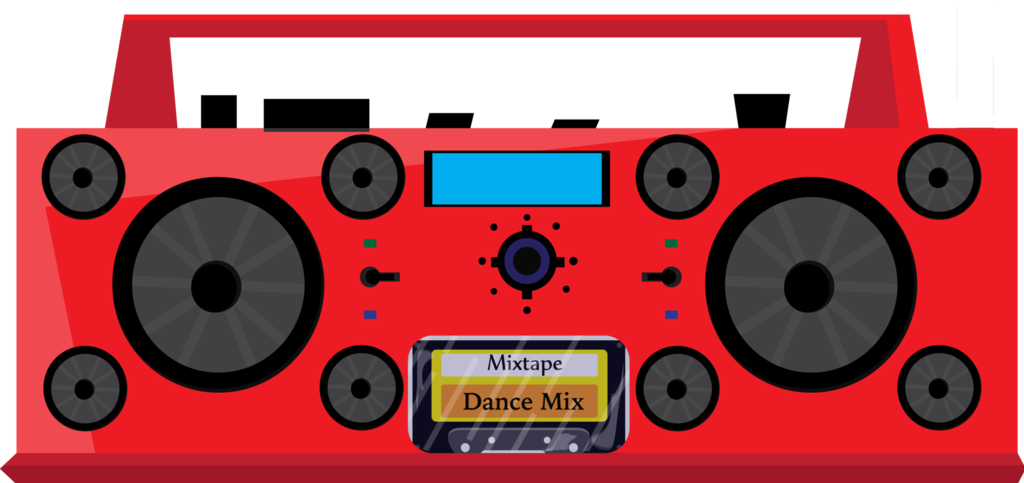 Retro Collection-80's And 90's - Props For Retro Dance (1024x483), Png Download