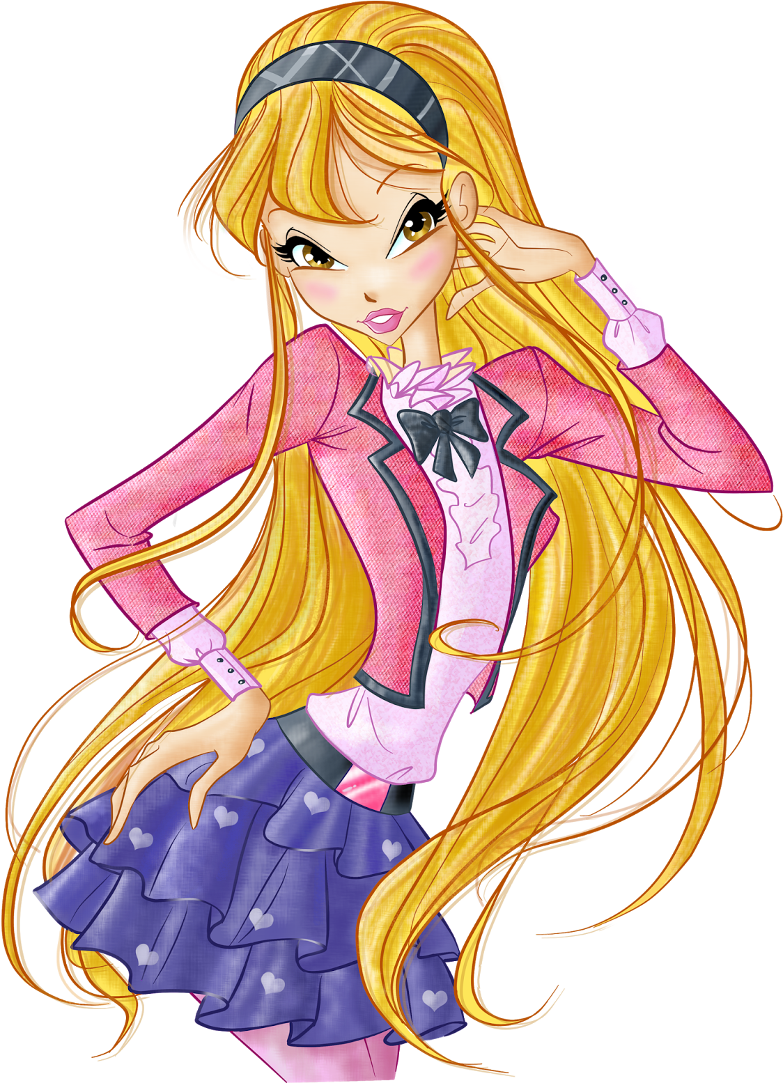 Winx Club Stella S6 Pose17 - Anime Winx Club Stella (1170x1600), Png Download