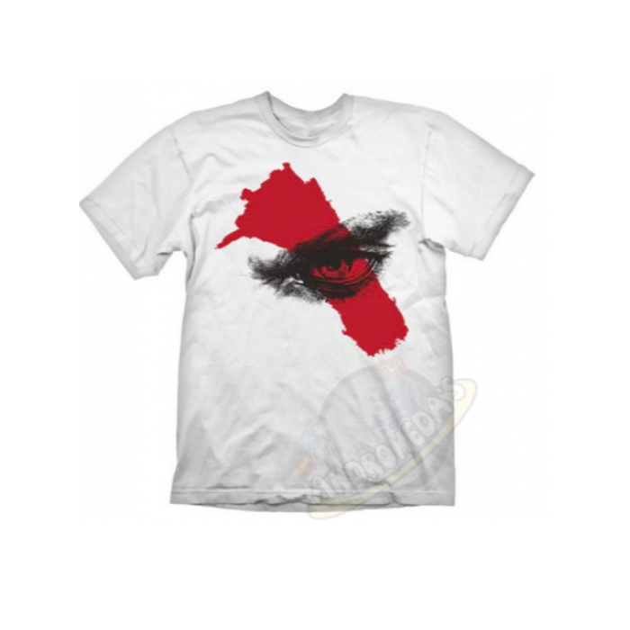T-shirt God Of War Kratos Eye - God Of War T Shirt (700x700), Png Download