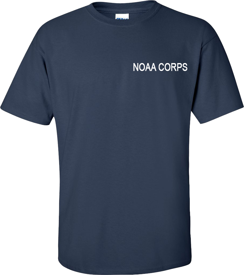 Noaa Corps Hot Wx T-shirt - Carhartt T Shirt Blue (850x958), Png Download