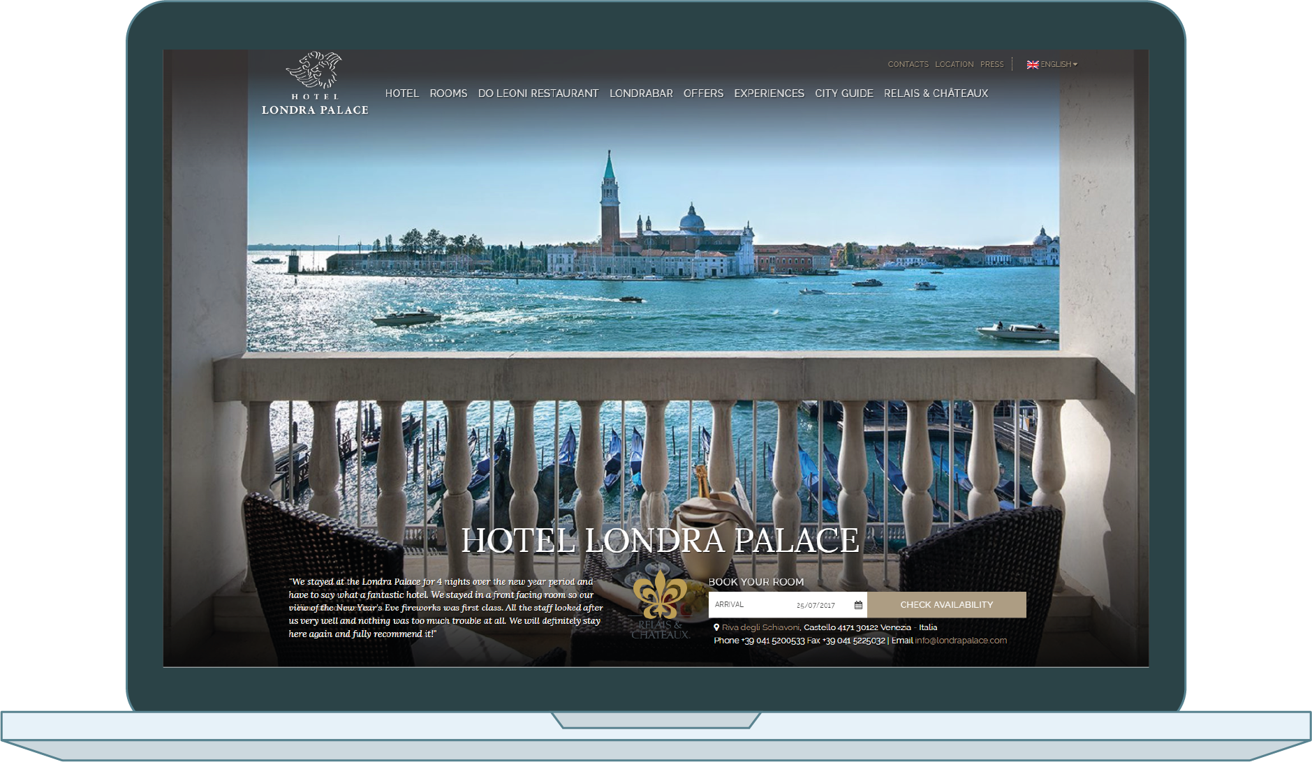 Hotel Londra Palace Venise (1879x1092), Png Download