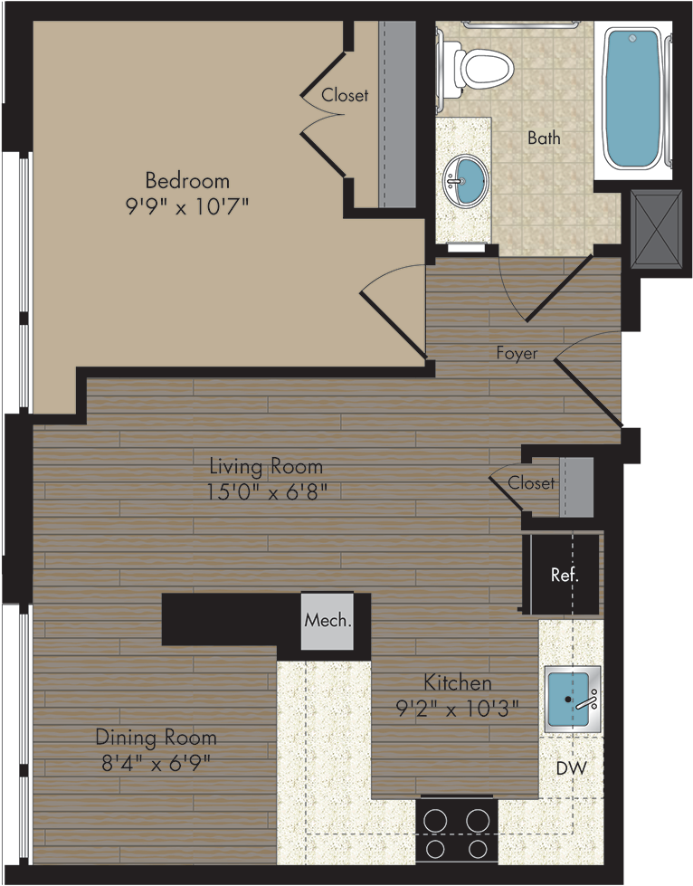 Hodge On 7th 55 Plus Community In Dc - Hodge On 7th (1000x1000), Png Download