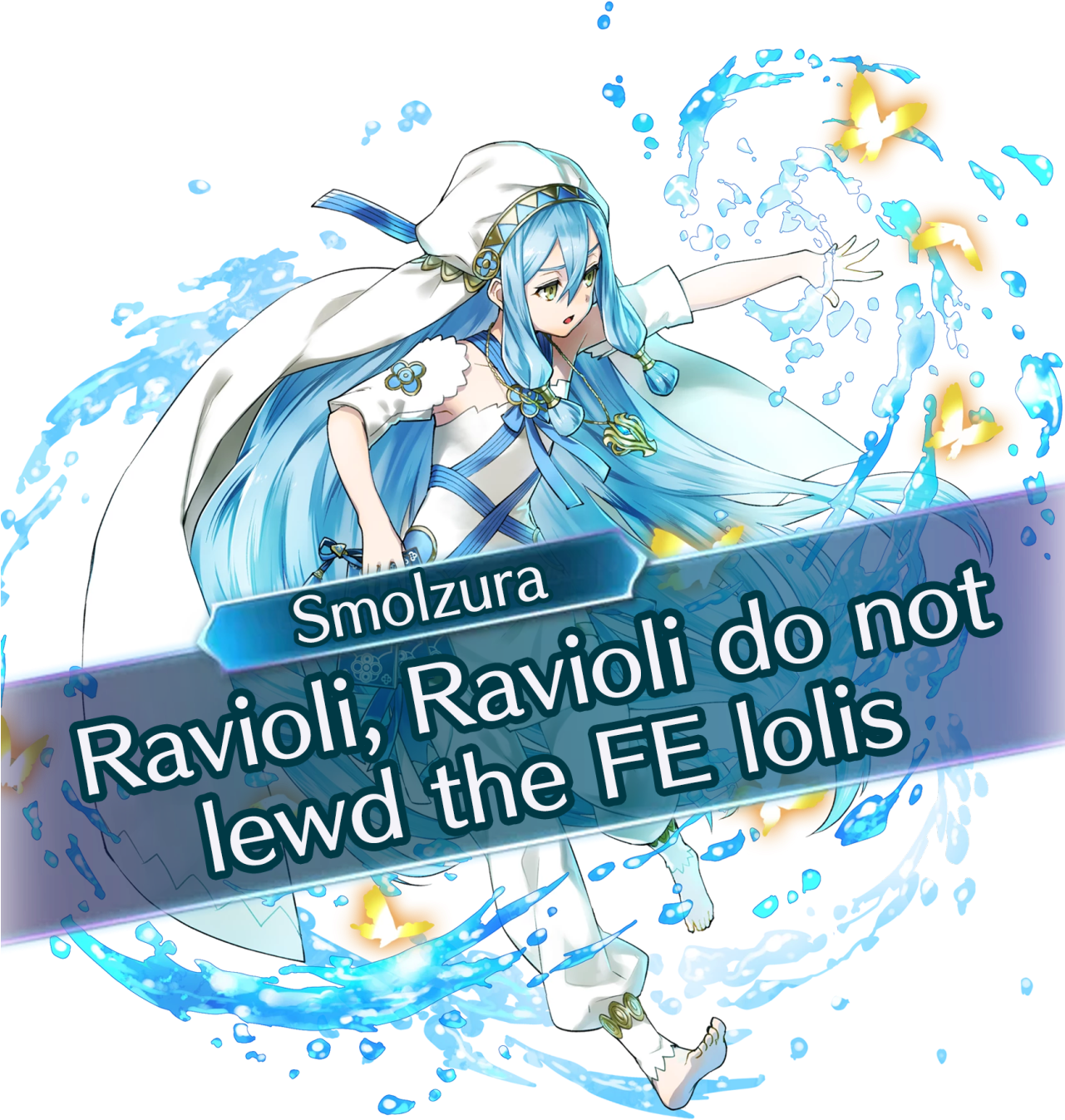 Can I Request Either Ylgr Or Baby Azura Saying "ravioli, - Fe Heroes Young Azura (1280x1459), Png Download