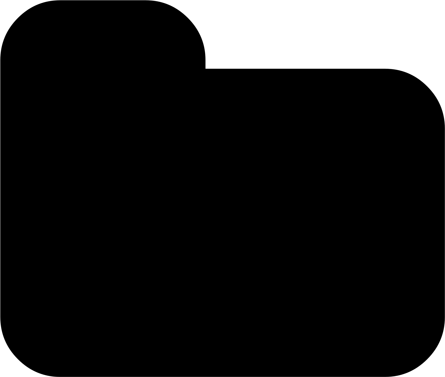 Open - Folder Icon Font Awesome (2000x2000), Png Download