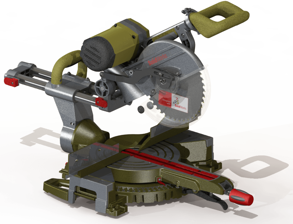 Photo Realistic Render - Solidworks Contour Rendering (981x752), Png Download