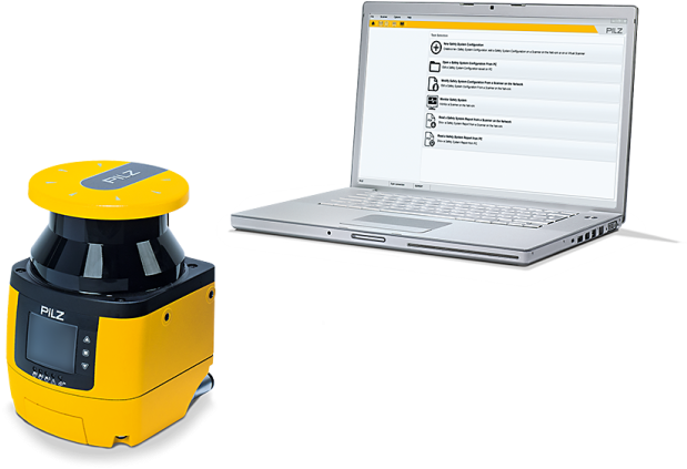 Safety Laser Scanner Psenscan In Series - Laser (752x422), Png Download