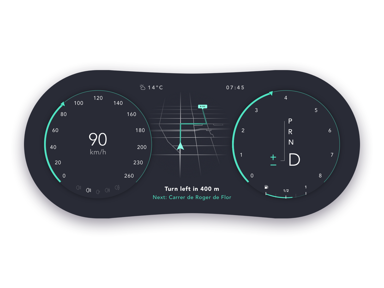Browse Through The Best Resources & Inspiration To - Speedometer (1600x1200), Png Download