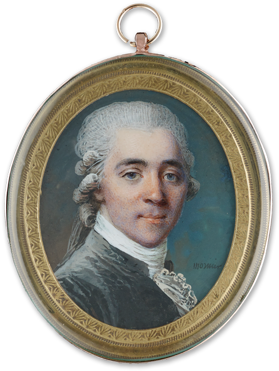 Portrait Miniature Of A Gentleman, Wearing Dark Grey - Portrait Miniature (800x800), Png Download