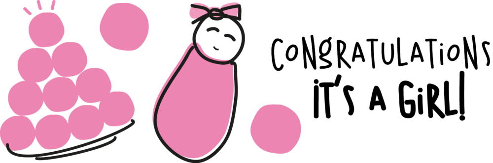 Circle-01 - Girl Is Born (1000x332), Png Download