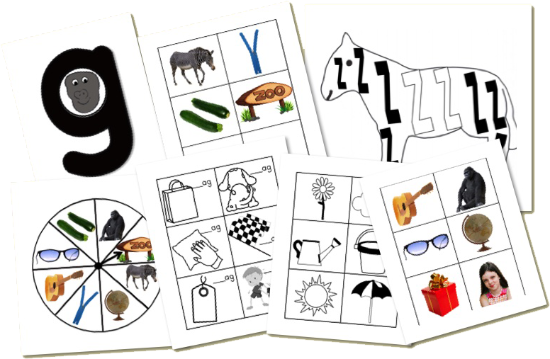 Alphabet Goodnight Gorilla Alphabet Activities - Alphabet (783x516), Png Download