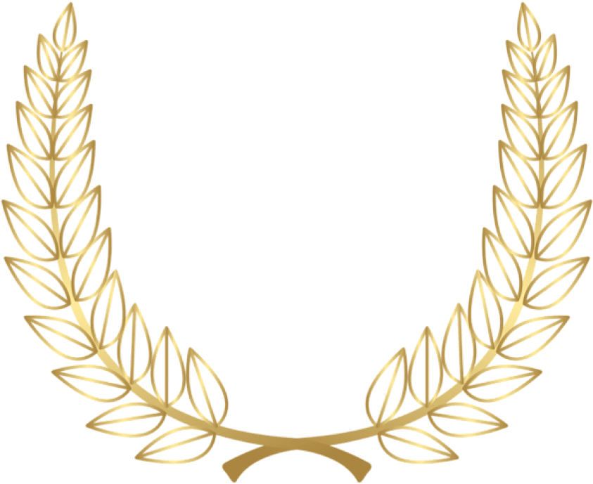 Free Png Wreath Laurel Transparent Png Images Transparent - Crown Border Png (850x692), Png Download
