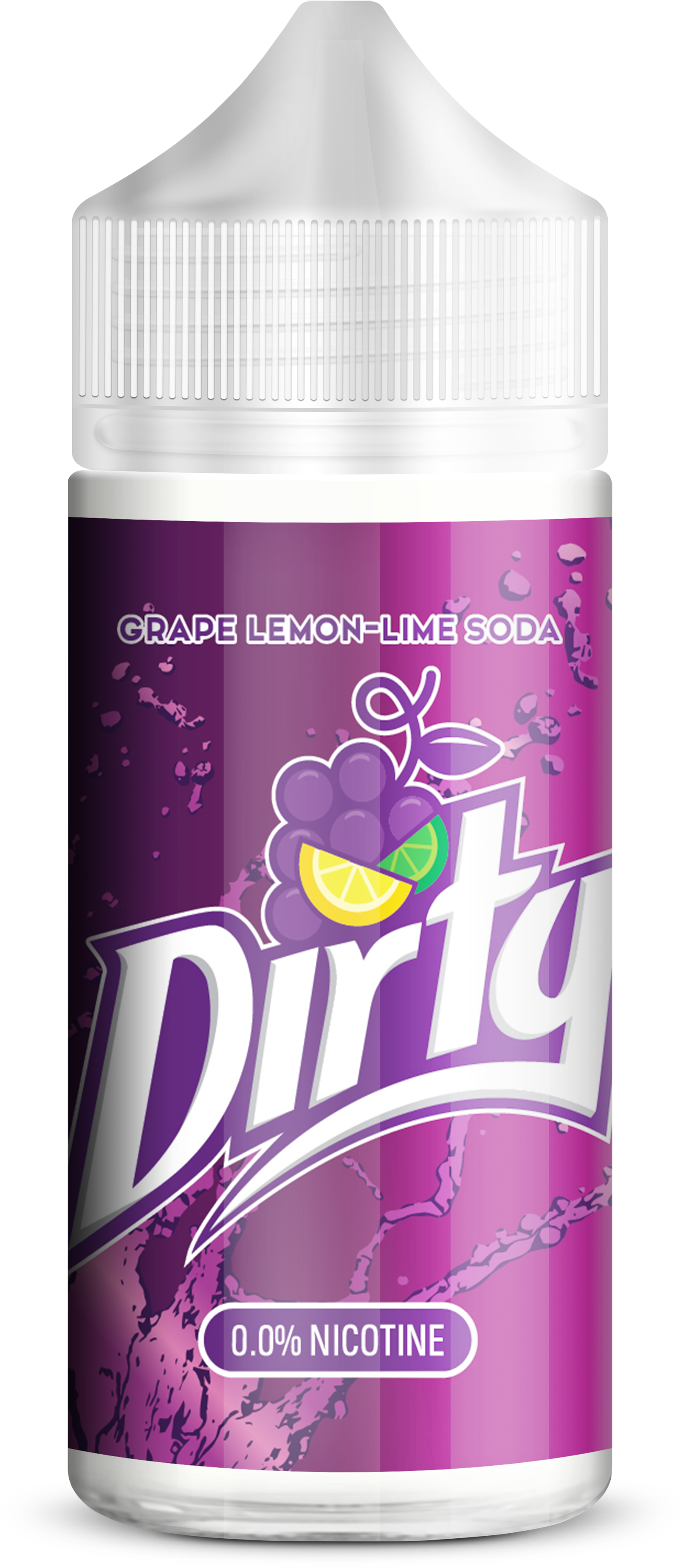 Dirty - Grape 100ml - Blue Raspberry Flavor (2000x4011), Png Download
