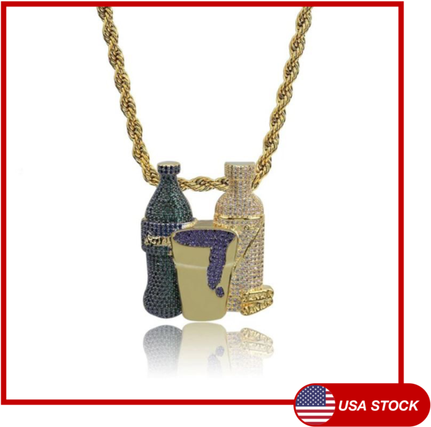 Dirty Sprite Chain - Necklace (690x690), Png Download