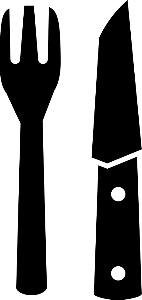 Fork And Knife Comments - Illustration (463x980), Png Download