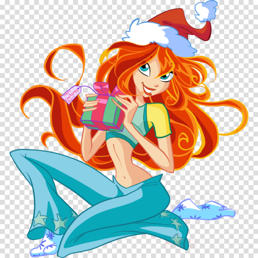 Download Winx Club Bloom Png Clipart Bloom Tecna Roxy - Winx Club Bloom Christmas (900x900), Png Download