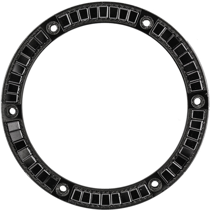 Hublot Big Bang 44mm Pvd Black Baguette Cut Precious - Big Bang Bezel Black Stones (800x800), Png Download