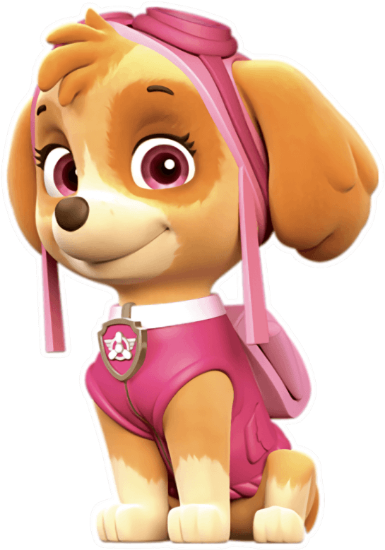 Patrulha Canina - Skye - Skye Paw Patrol Clipart (806x998), Png Download